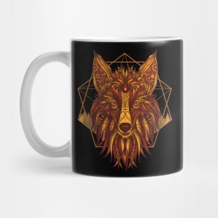 Fire Fox Mandala Mug